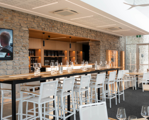 Pressing Matters Winery - Cellar Door internal bar and dining space