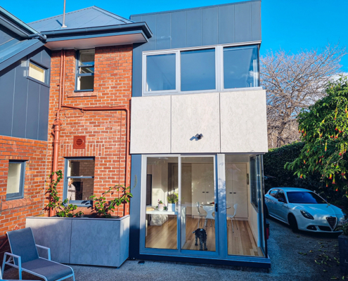 Allison Residence, Sandy Bay by BPSM Architects - exterior sun porch