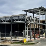 Salamanca Fresh, Bellerive - exterior of local Hobart supermarket in construction