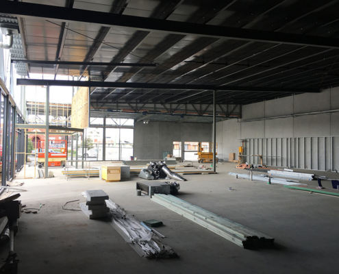 Salamanca Fresh_Bellerive - Hobart supermarket in construction, internal