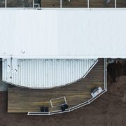 Overhead view of the residence at Pressing Matters Winery, which has undergone some alterations and revamping