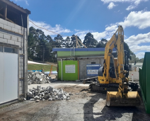 West Coast Sports Centres - Zeehan construction begins