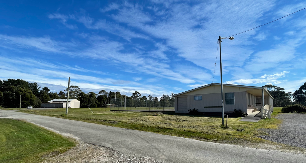 Strahan's current, outdated Community Sports Centre - BPSM Architects engaged to redevelop these facilities