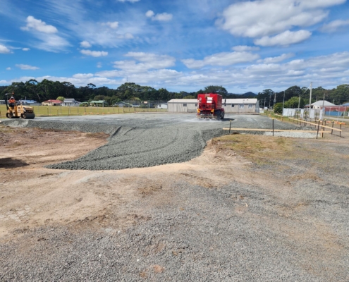 West Coast Sports Centres - Strahan construction begins